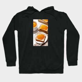 Orange Kawaii Yummy Sandwich Vintage Since Established Hoodie